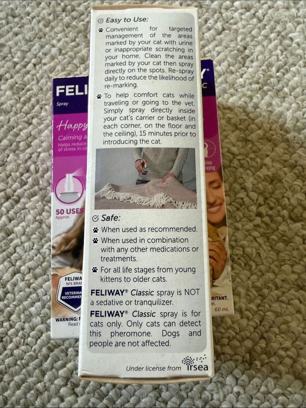 3 Classic Happy Cat Calming Spray  STOP SCRATCHING AND URINE MARKING